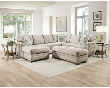 Bentley 3pc. Sectional & Ottoman