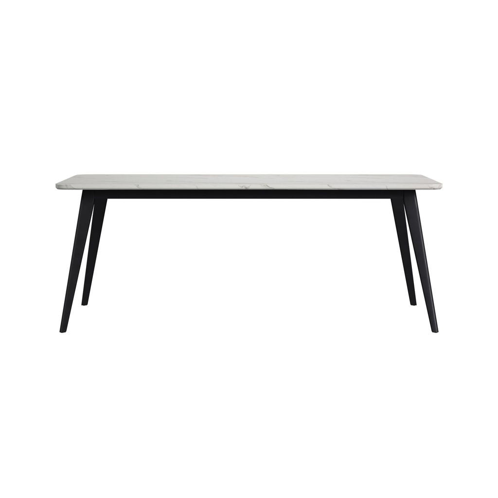 MARY DINING TABLE BLACK MARBLE TOP