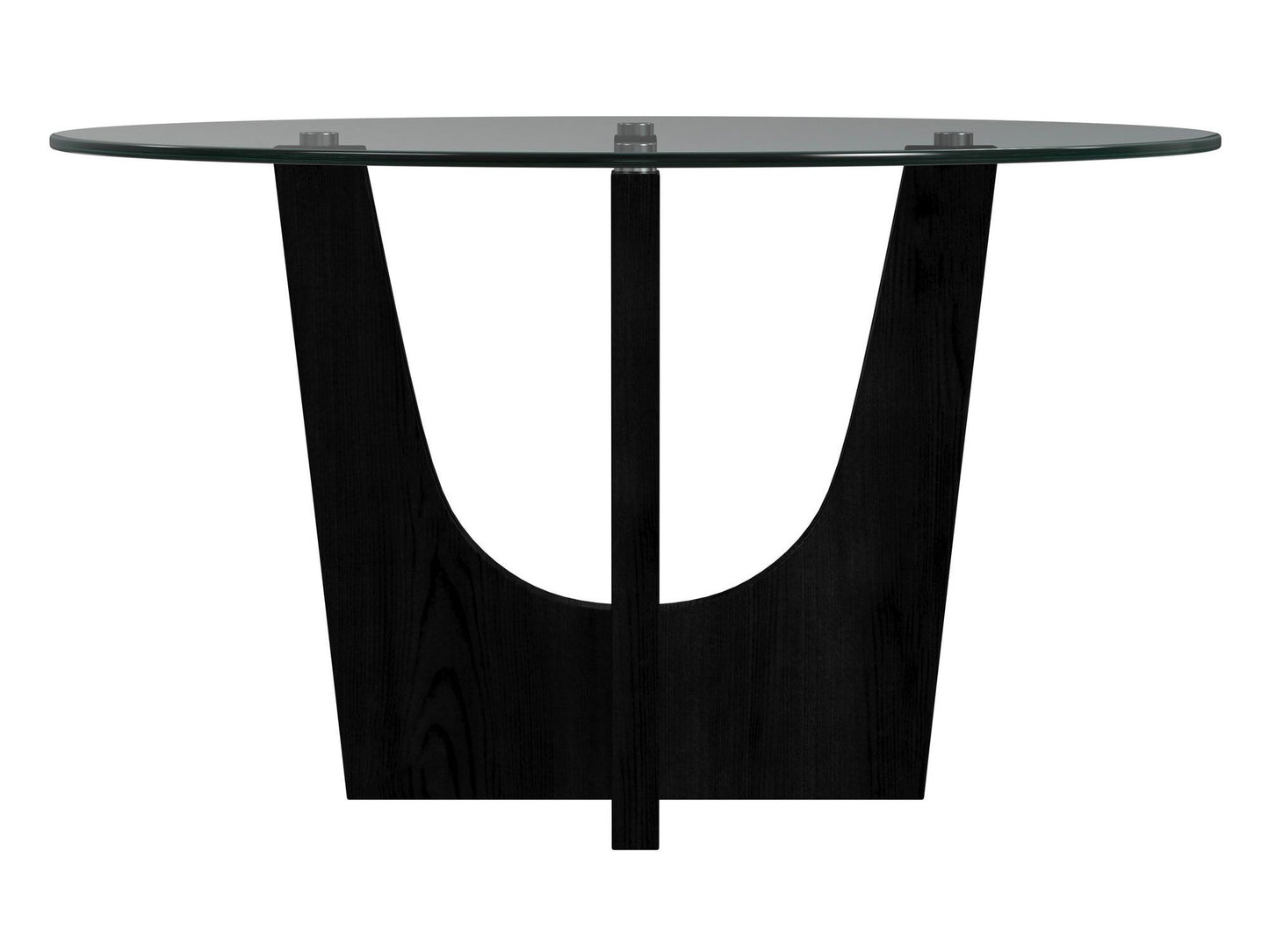 OLIVIA ROUND GLASS TABLE
