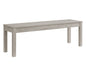EVIE WHITE DINING BENCH