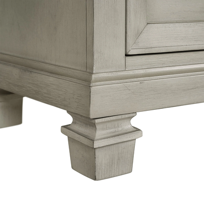 PHOEBE 2DR TWO-TONE NIGHTSTAND USB