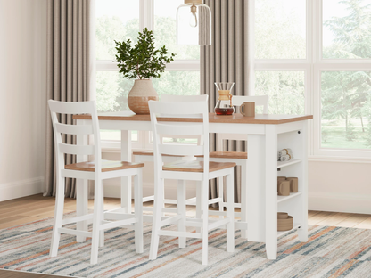 GAVIN COUNTER TABLE W/ STORAGE NW