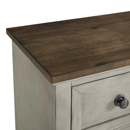 PHOEBE 5 DRAWER TWO-TONE CHEST