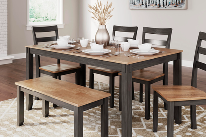 GAVIN 6PC DINING ROOM TABLE SET