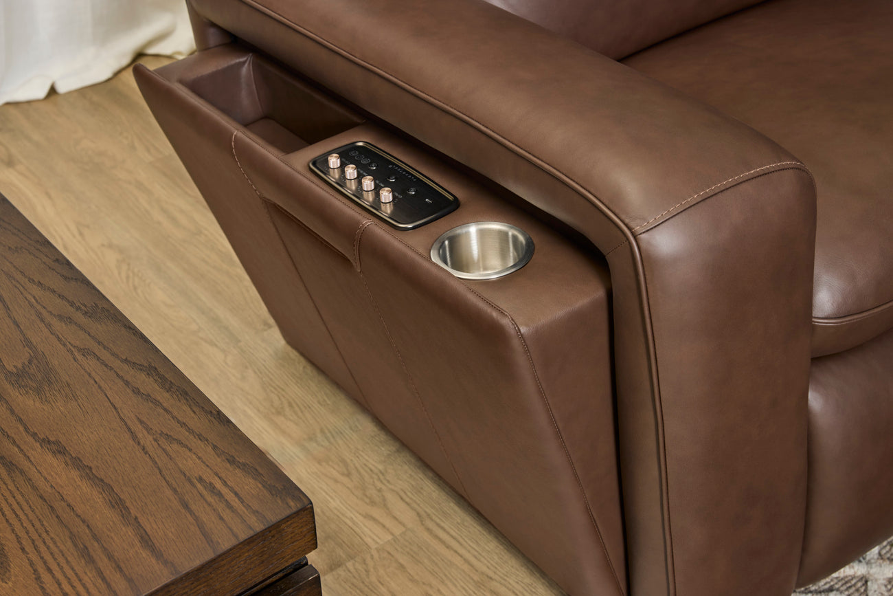 SETH LEATHER POWER RECLINING SOFA