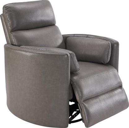 RIVER IVORY LEATHER RECLINER