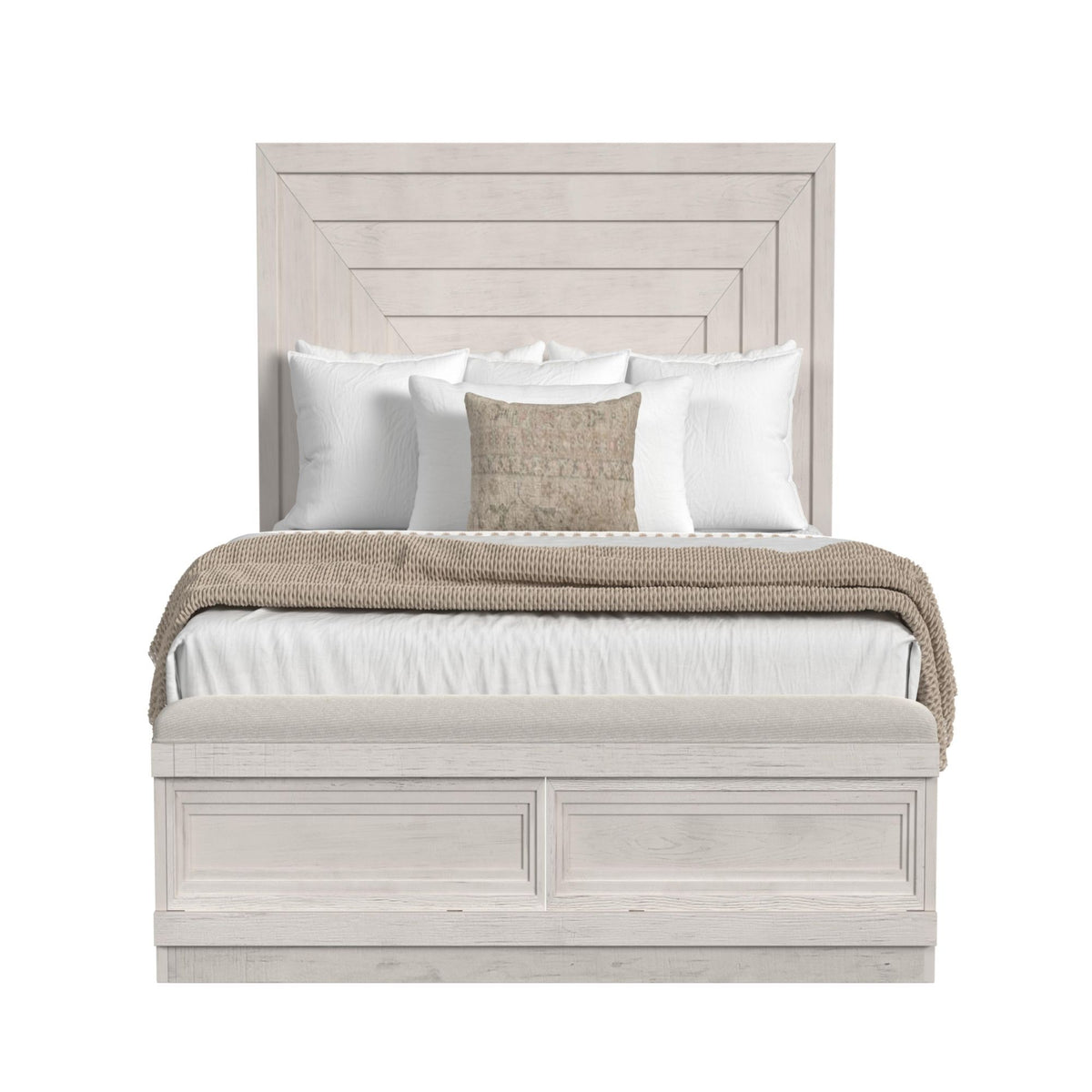 ARTIC WHITE QUEEN BED
