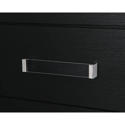 MALIA 6 DRAWER DRESSER BLACK