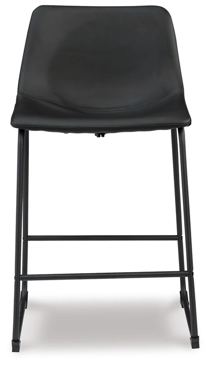 CAYSEN BLACK UPH BARSTOOLS 24"