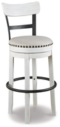 VICKIE WHITE 30" BARSTOOL