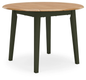 GAVIN ROUND DROP LEAF TABLE