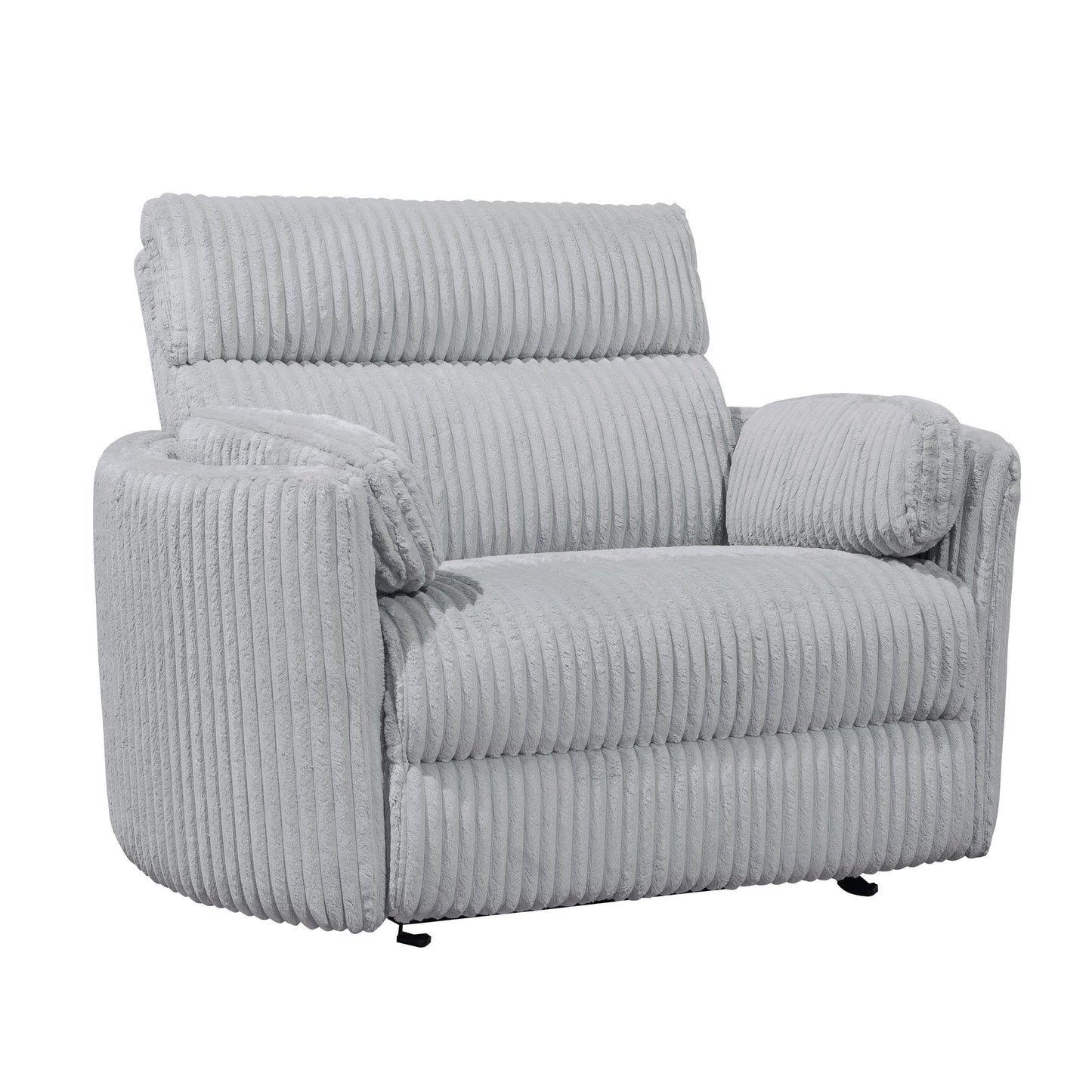 RIVER XL FLUFFY GREY RECLINER