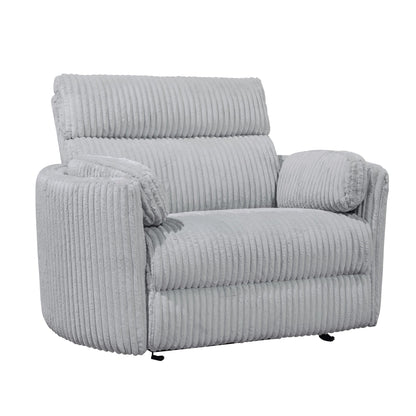 RIVER XL FLUFFY GREY RECLINER