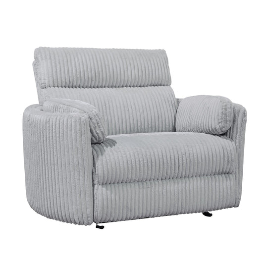 RIVER XL FLUFFY GREY RECLINER