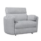 RIVER XL FLUFFY GREY RECLINER