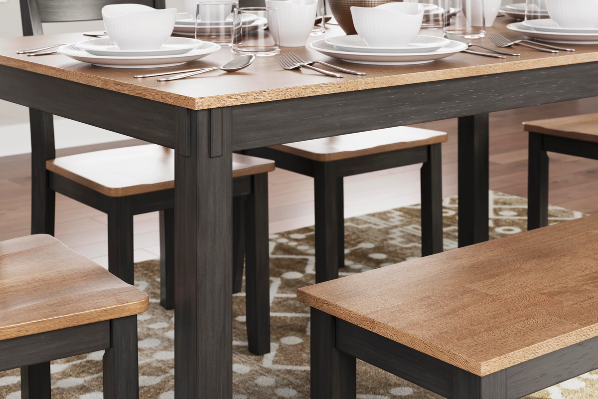GAVIN 6PC DINING ROOM TABLE SET