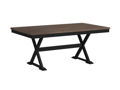 TULLY 6PC DINING SET TBL,4 SC, BENC