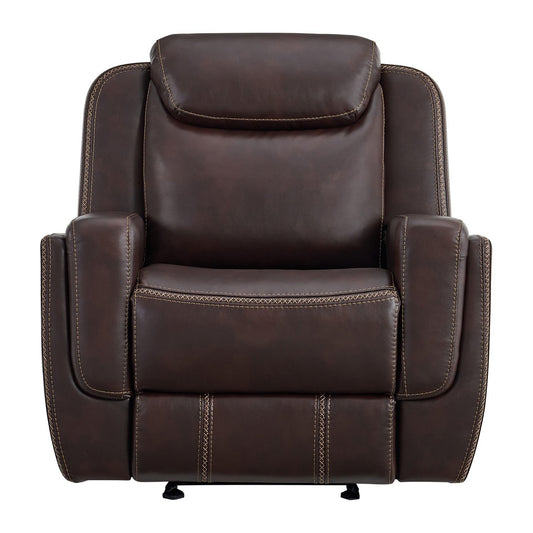 PATRICIA NEONO BROWN GLIDER RECLINE