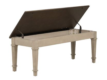 PHOEBE TWO TONE DINING BENCH