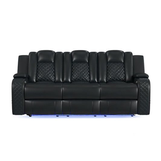 CARLY PEBBLE BLACK SOFA