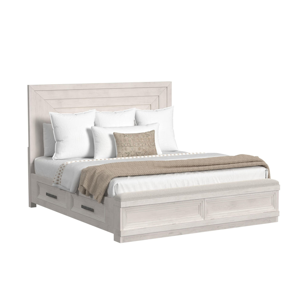 ARTIC WHITE KING BED