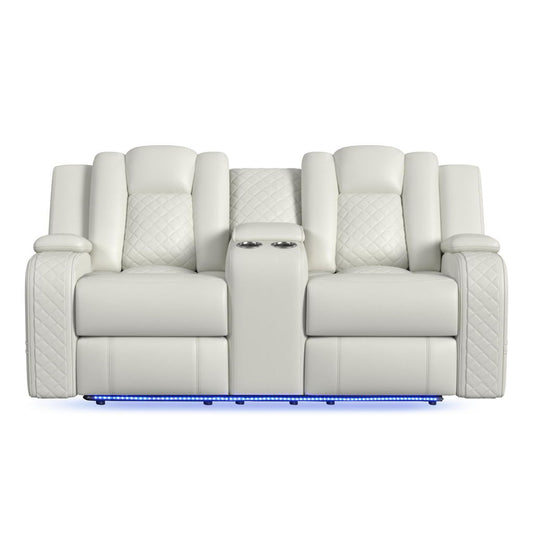 CARLY PEBBLE OYSTER LOVESEAT