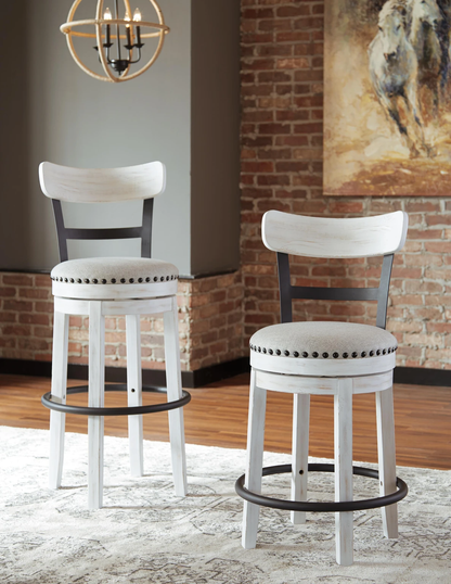 VICKIE WHITE 30" BARSTOOL
