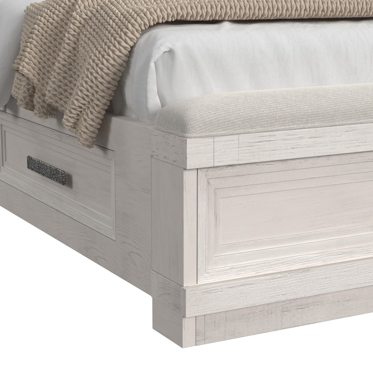 ARTIC WHITE KING BED