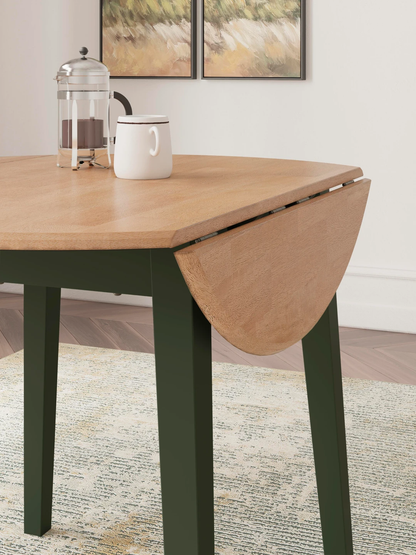 GAVIN ROUND DROP LEAF TABLE