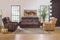 Riley Dark Brown Sofa & Loveseat