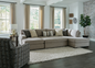 Bianca 3pc. Sectional & Ottoman