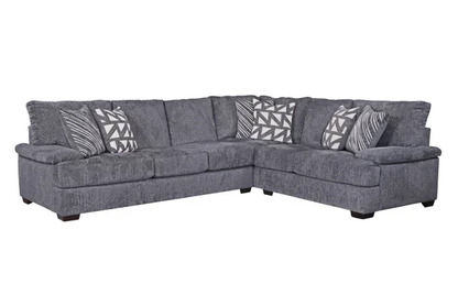Vegas Charcoal 2pc. Sectional