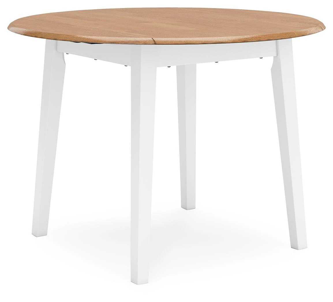 GAVIN ROUND DROP LEAF TABLE NW