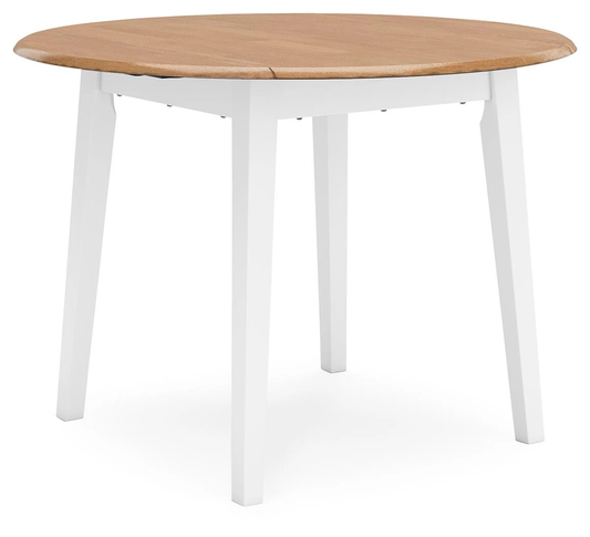 GAVIN ROUND DROP LEAF TABLE NW