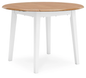 GAVIN ROUND DROP LEAF TABLE NW