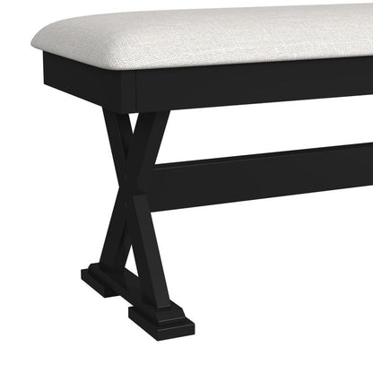 TULLY 6PC DINING SET TBL,4 SC, BENC