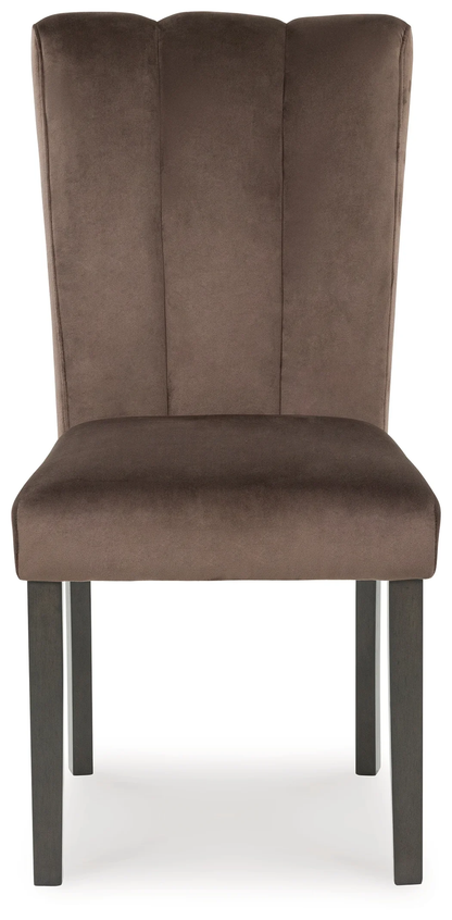 JENNA UPH MOCHA DINING CHAIR