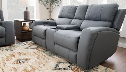 Declan Blue/Grey Sofa & Loveseat