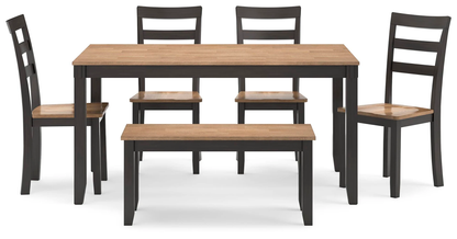 GAVIN 6PC DINING ROOM TABLE SET