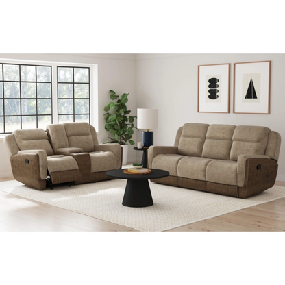Harry Rancho Beige Sofa & Loveseat