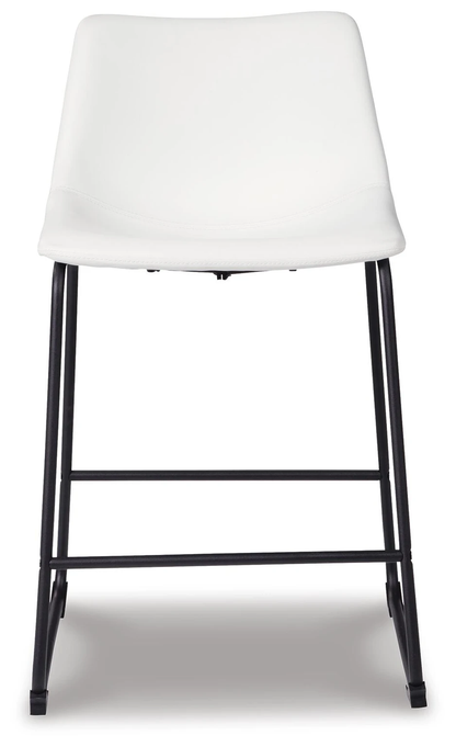 CAYSEN WHITE UPH BARSTOOLS 24"
