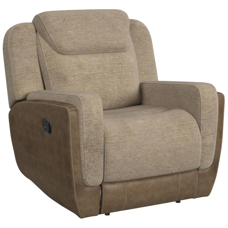 HARRY RANCHO BEIGE GLIDER RECLINER