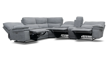 Braxton Dark Grey 6pc. Sectional