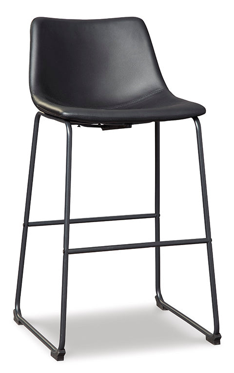 CAYSEN BLACK UPH BARSTOOLS 30"