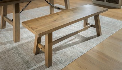 DIXIE LIGHT HICKORY COUNTER BENCH