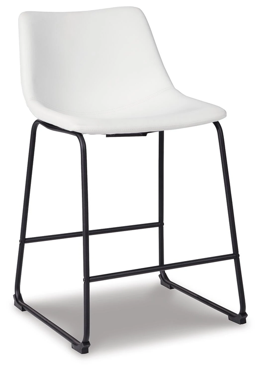 CAYSEN WHITE UPH BARSTOOLS 24"