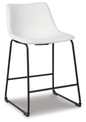 CAYSEN WHITE UPH BARSTOOLS 24"
