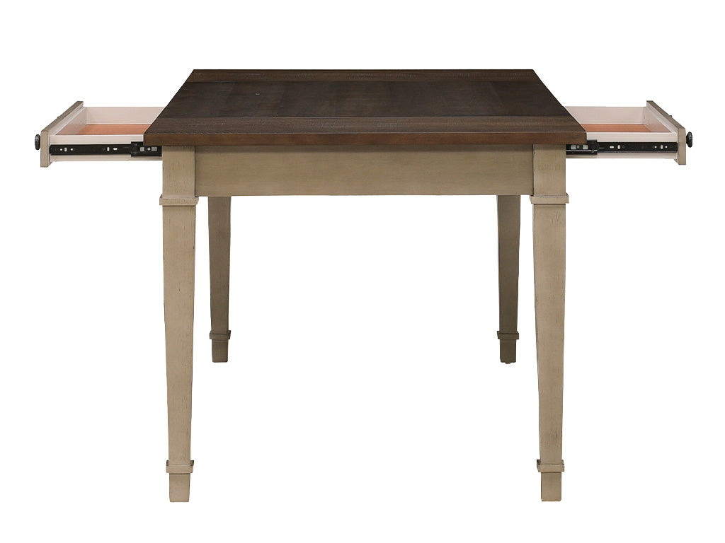 PHOEBE TWO TONE DINING TABLE