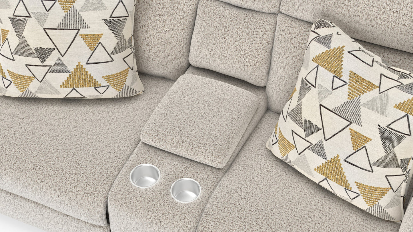 MAYA OATMEAL PWR RECLINING LOVESEAT