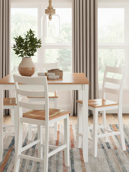 GAVIN 5PC COUNTER TABLE SET NW